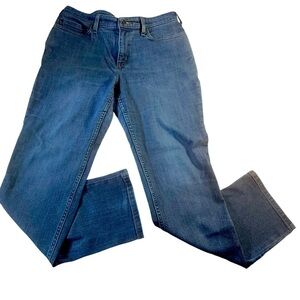 Carhartt Straight Leg Jeans Blue Denim Women’s 10 Short Stretch Relaxed Fit